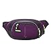 Produktbild Tasche mit stern enganliegende Bauchtasche mit Kopfhöreranlass für Handy bis - zum Sport und der Reise entwickelt, unisex Taschen Multifunktions -wasserdichte Taschen Sport Schweißleder (lila)