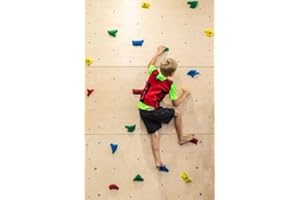 ‎CREATE FOR YOU Create for you® - Kletterwand Kinderzimmer + 5 Klettersteine - Kletterwand für Kinder Indoor - Klettergerüst und Spielgeräte Indoor - Klettern mit Klettergriffe für Kinder - 120x60 cm