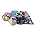 Produktbild Xurgm 7 Stück Regenbogen Metall Würfel Set DND Spiel Polyhedral Solid Metall D&D Würfel Set für Rollenspiel Dungeons and Dragons, Mathematik Unterricht