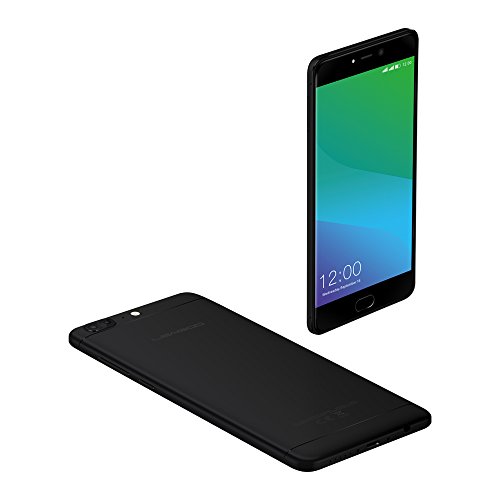 LEAGOO T5 - 4G LTE Smartphone Android 7.0 5.5 Pollici Octa Core 1.5Ghz 4GB RAM 64GB ROM,MTK6750T FHD IPS 1920*1080 Pixel,Corpo in metallo ultrasottile da 7,9 mm Dual SIM,lettore di impronte digitali fotocamere triple ultra (13MP + 5MP + 13MP)(nero)