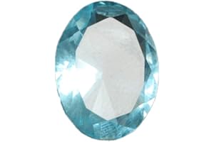 REAL-GEMS Brazilian Swiss Blue Topaz 9.50 Ct Finest Oval Cut Swiss Blue Topaz Loose Gemstone