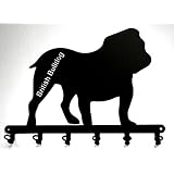 Schlüsselbrett / Hakenleiste * British Bulldog * - britische Bulldogge - Schlüsselboard - 6 Haken