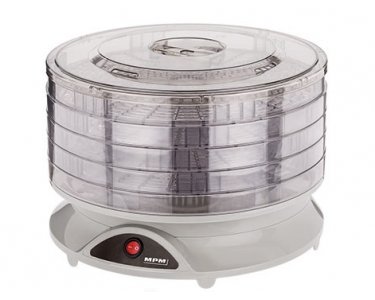 Preisvergleich Produktbild MPM msg05 Dörrgerät Lebensmittel, 250 W, 4 Grill, transparent