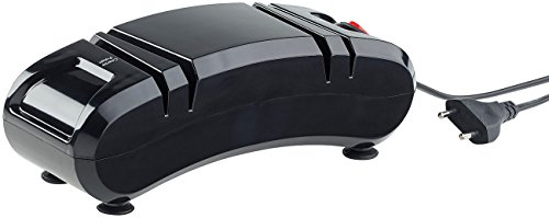 Rosenstein & Söhne Elektrischer Keramik-Messerschärfer mit Grob- & Feinschliff, 180 Watt - 2