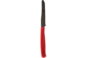 FISKARS Kaimano KDN041512R Dinamik Coltelli Tavola, Acciaio Inossidabile, Rosso, 12 unità