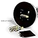 Makeup Mirror with 3X Magnification from AcerVea® - Professional Swivel mirror Best Compact Lighted Table Top Mirror with Stand- Double Sided Magnification with Soft LED Light for Bathroom, Vanity, Cosmetics - 3x AA Battery Operated , Illuminated and Adjustable - Improve Your Beauty Routine Today