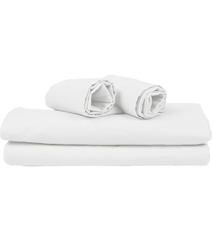 Ghazlan Set di Lenzuola da 4 Pezzi - 100% Cotone Ultra Morbido Leggero, Set di Lenzuola di Lusso da 40 cm per Letto King Size, Lenzuola di Qualità Hotel in Sateen Weave