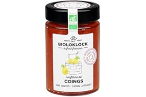 BIOLO'KLOCK Confiture Coings Fruits Français 230 g