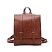 Produktbild Deloito Damen Mode Drucken Schulranzen Retro Britisch Schultertaschen Hochschule Wind Taschen Einfach Grosse Kapazität Rucksack (Braun,Freie Größe)
