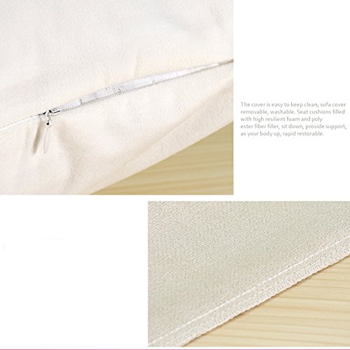 MStar Frühling Grün gedruckt Muster Kissenbezug 45X45cm Leinen-Baumwoll atmungsaktiv Kissenhülle Kopfkissenbezug - 3