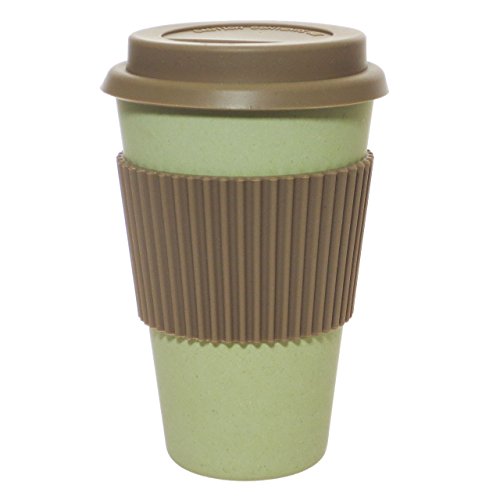 NORDAL · Coffee-to-go Trinkbecher ' BAMBOO ' wiederverwendbar 330ml · oliv