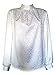 Produktbild FASHION-KEM Damen Bluse Satin, Elfenbein, 38
