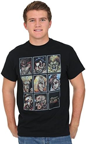 Freeze Mens Boys Street Fighter 2 Fighter Options T-Shirt X-Large