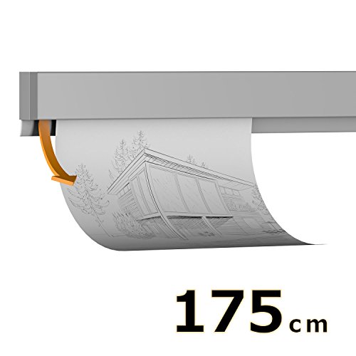 Klemmleiste Klemmschiene aus Aluminium - 175 cm - zur Präsentation von Fotos, Bildern, Postern - Qualität von Hang-it