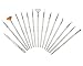WAWO 15 Pc Nail Art Brush Set (White)