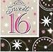 Produktbild 16 Servietten mit der Zahl 16.Geburtstag 3lg.32,7 x 32,7cm