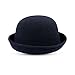 Produktbild 1pcs Wool Plain Promi Trendy Lady Bowler Derby Hat Fashion Vogue Weinlese-Frauen-Wolle Nizza
