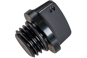 iSpchen Öleinfüllschraube Motorrad CNC-Aluminium Öleinfülldeckel Motorrad Motor Ölablassschraube mit O-Ring Motorrad Oil Filler Cap Modifizierte Zubehör