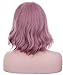 Hxhome Short Curly Wig Sexy Lady Short Bob with Fringe Wave Full Lace With Wig Cap for Women Cosplay Party