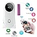 Produktbild KOBWA Wlan Video Türklingel, Kostenloser Cloud-Speicher Vlan Intelligente Türklingelring Doorbell 960p HD IP55 Video Gegensprechanlage Wasserdicht Bewegungserkennung Nachtsicht (Inklusive Batterie)
