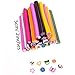 50 Fimo Cane Stick Rods 3D Nail Art Manicure Crafts- With Free Blade and Glue- by Kurtzy TM
