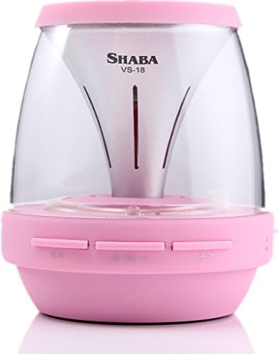 SHABA Original Design Vivid Tube Portable Wireless Bluetooth Speaker with 4 LED Light Modes, Hands-free Calling, Micro SD Card Mode, FM Radio, AUX Connection, Recorded for Outdoor, Party, Home(Pink)