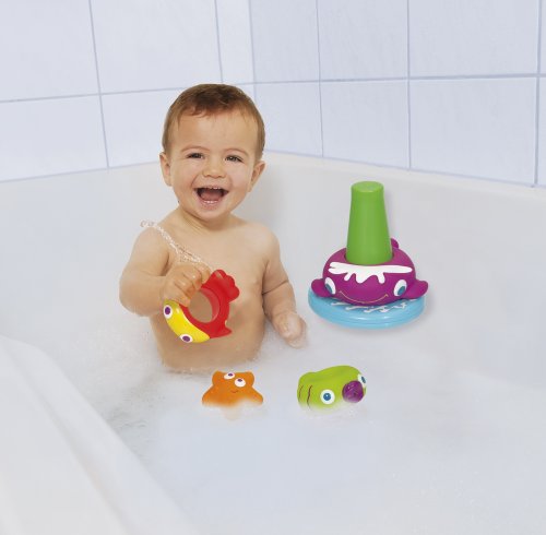 Simba 104019678 – ABC Stapelfreunde für Badewanne 13,5cm - 2