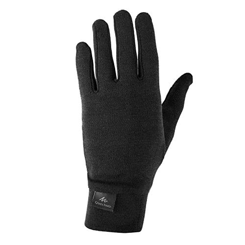 Quechua Black Silk Trek 500 Mountain Trekking Liner Gloves RS.999.00