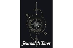 Journal de Tarot: | Carnet de Tirages de Cartes Tarot et Oracle | 120 Fiches pré-remplies à compléter | Dimension 15,24 x 22,86 cm | Super idée cadeau