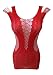 Produktbild CHENGYANG Damen Sexy Gogo Negligé Netzkleid Bodydoll Dessous Einheitsgröße Rot
