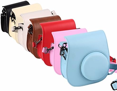 PU Leather Camera Strap Bag Case Cover Pouch Protector For Polaroid Photo Camera For Fuji Fujifilm Instax Mini 8