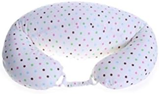 U-shaped pillow Comfortable care breast-feeding Side lying child go to bed Support the pillow pillow Removable Waist pillow , color wave point