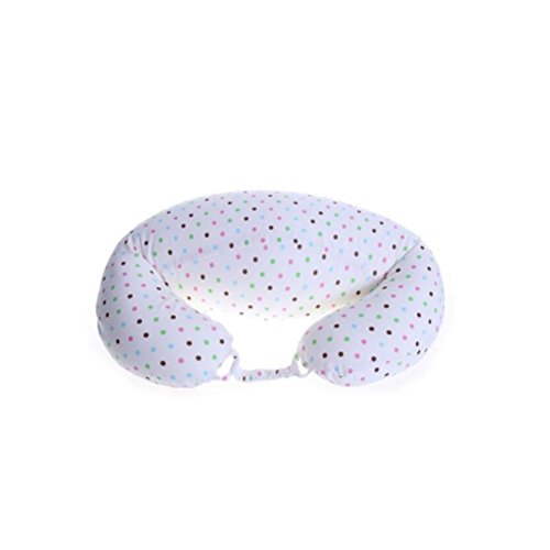 U-shaped pillow Comfortable care breast-feeding Side lying child go to bed Support the pillow pillow Removable Waist pillow , color wave point