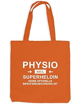 Jutebeutel - Physio Superheldin - Work Job Geschenk