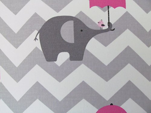 Handmade Grey and Yellow Umbrella Elephant Zig Zag Chevron Lampshade Lightshade Choice of Colours