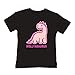 Personalised Dinosaur baby girls and toddler t-shirt- Your name asaurus