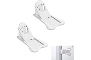 FYACCD 2 Pcs Bloque porte Coulissante, Fenêtre Verrouillage De Sécurité Enfant, Serrures Porte Coulissante de Sécurité pour Enfants, Sécurité Enfant Portes de Placard