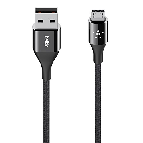 Belkin DuraTek Micro-USB/USB Kabel mit DuPont Kevlar (Premium Qualität, 1,2 Meter), schwarz