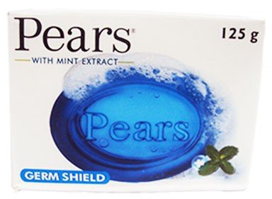 Pears Germ Shield With Mint Extract Soap (Set Of 3 Soaps) 125 Gx3