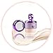 Electric Makeup Blender Puff,ETTG 3D Electric Beauty Makeup Blender Powder Puff Vibrating Foundation Puff Electronic Cosmetic Sponge-Purple