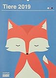 Dawid Ryski: Tiere 2019 - Kinder-Kalender - Poster-Format 49,5 x 68,5 cm by 
