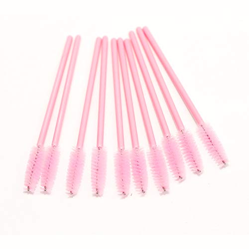 50 PZ. Ciglia buerstchen - Ciglia Pennello per ciglia prolunga - Rosa