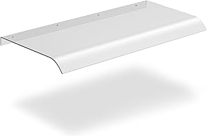 DKIEI Vordach für Haustür, Draußen Regendach, Überdachung Haustürvordach, Haustür Vordach Wasserdicht, Eingangsüberdachung für Fenster, Tür, Dachabdeckung, UV-Schutz, 40 x 100 cm