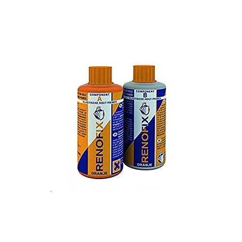 RENOFIX Orange Holz-Grundierung für die Holzverbehandlung, in Profi-Qualiät, 100 ml