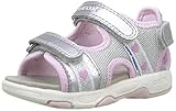  Geox Baby Mädchen Multy Girl B Sandalen, Silber (Silver/Pink C0566), 23 EU