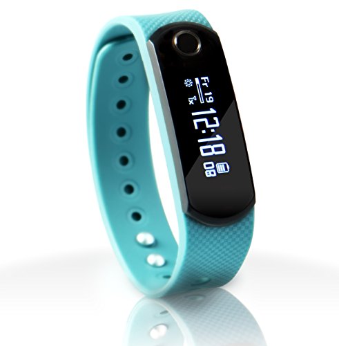 SportPlus Q-Band X, Smartwatch, Aktivitäts-/Schlaftracker, OLED Display, 3 austauschbare Bänder, für iOS und Android, SP-AT-BLE-20 - 4