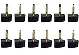 Diese Schuhreparatur-Tipps in 3 Größen von 8mm x 8mm, 9mm x 9mm und 10mm x 10mm, Metallstifte haben 2 Größen von 2,4 mm und 3 mm. Insgesamt 6 verschiedene Größen, um Ihre unterschiedlichen Anforderungen zu erfüllen