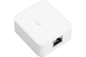 GOWENIC 2-portowy Gigabitowy Przełącznik Sieciowy, 10/100/1000Mbps PoE Extender Switch Ethernet Repeater Adapter, Rozdzielacz Sieciowy RJ45 2 Wejścia 1 Wyjścia / 1 Wejścia 2 Wyjścia Bez