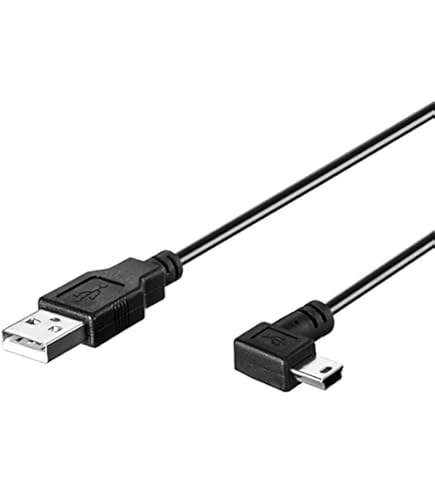 Keple Mini USB Cavo 5m Caricabatterie Compatibile Con Nuvi 1210, 1240, 1260, 1270, 1290, 1310, 1340, 1370, 1410, 1440, 1490, 1695, 2200, 2415, 2445, 2455, 2460T, 2475LT, 2515, 3590LMT | Sat Nav GPS