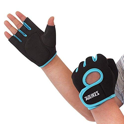 AGE CARE Aolikes Gym Gloves for Weight Lifting and Cross Training with Silicon Gel to Provide Grip, Comfort and Wrist Support for men and Women